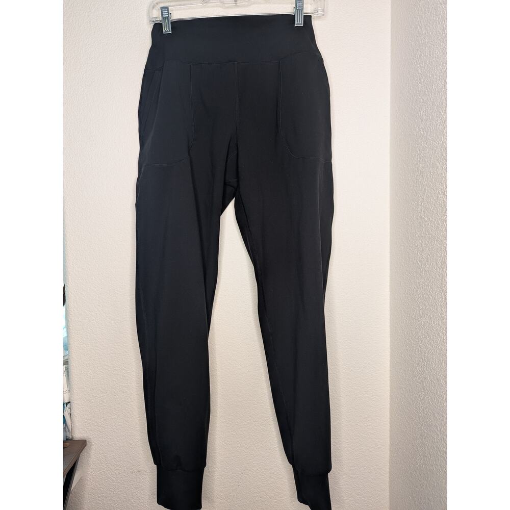 Alphalete Women's High Waited Black Jogger Gym Leggings Sz M